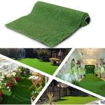 Kunstrasen Kunstrasen mit 35 cm Florhöhe 17 x 6 m (132 m²) realistische und Dicke synthetische Kunstrasenmatte für Gartenlandschaften im Innen- und Außenbereich