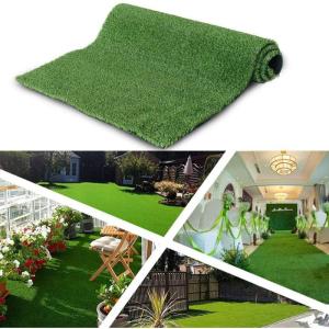 Kunstrasen Kunstrasen mit 35 cm Florhöhe 17 x 6 m (132 m²) realistische und Dicke synthetische Kunstrasenmatte für Gartenlandschaften im Innen- und Außenbereich