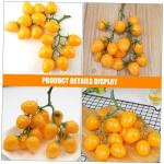 5st Simulierte Kleine Tomaten Lebensechte Gefälschte Kirschtomaten Simulation Kirschtomaten Requisiten Für Die Obstfotografie Dekore Aus Künstlichen Früchten Schaum Yellow