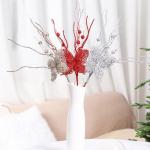 6 Stück Weihnachtspflanzenarrangement für Weihnachtskränze Thanksgiving Hochzeit Dekorationen