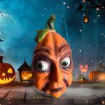 Ausdrucksstarker kürbiss – Ausdrucksstarker Gesichtskürbis, Dekorativer Halloween-kürbiss | Halloween-kürbiss-Ornament, Harz-Halloween-Dekorationen Für Den Innenbereich, Dek