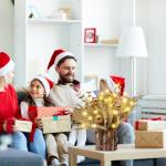 Kleiner Weihnachtsbaum mit Beleuchtung, 30cm Mini Weihnachtsbaum Weihnachtsdeko Beleuchtet Künstlicher Weihnachtsbaum LED Weihnachtsbeleuchtung Klein Tannenbaum für Weihnachten D