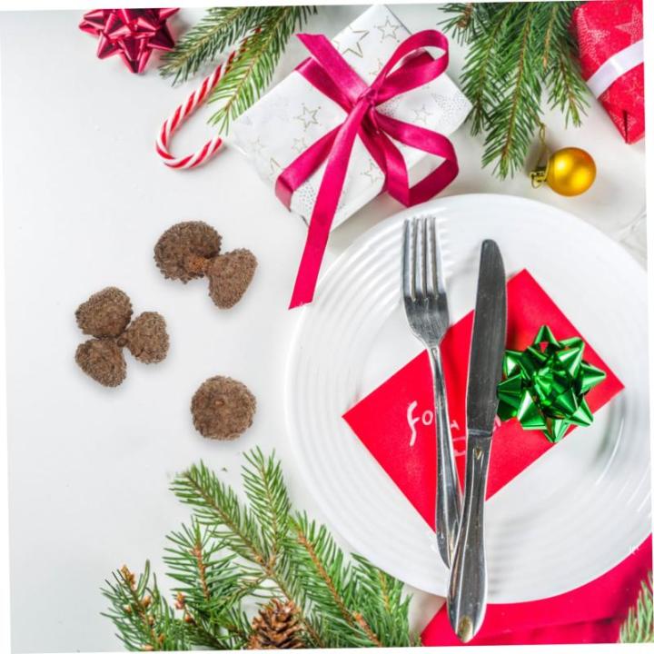 300 STK natürliche Eichel weihnachtsdeko Christmas Decorations weihnacjtsdeko Weihnachten Dekoration Fallen Vase Eichelfüller trockene Eichelverzierung Eichelschale Eichel Handwe
