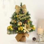 Kleiner Weihnachtsbaum mit Beleuchtung Mini Weihnachtsbaum Klein Geschmückt LED Tisch Tannenbaum Künstlich Klein mit Lichterkette Weihnachtsbäume mit Weihnachtsdeko DIY Tischdek