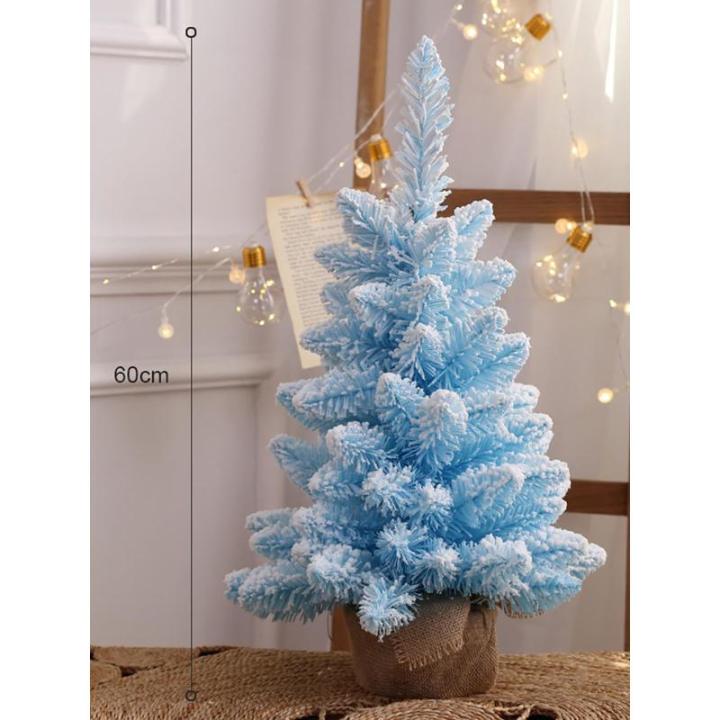 Home Table Tip Künstlicher rosafarbener Weihnachtsbaum aus Kiefernholz, Mini-Weihnachtsbaum mit Beflockung, realistische Weihnachtsdekoration für Heimbüro-Dekorationen, Tischdek