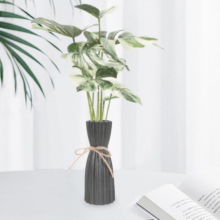 Zarte Kunstpflanze Dekoratives Künstliches Monstera Grünes Dekor Desktop-künstliche Pflanze Büro Künstliche Pflanze Künstliche Monstera-Pflanze Lebendige Gefälschte Pflanze 