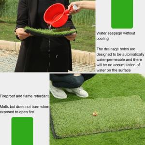 Kunstrasen-Gartenrasenmatte, Ersatz-Kunstrasen, synthetischer Astroturf-Teppich, 118 Zoll hoch, natürliche Kunstrasen-Fußmatte mit Drainagelöchern (lila, 19685 x 5118 Zoll/5 x 1