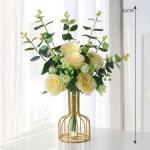 Kunstblumen Elegante künstliche Pfingstrosen aus Seide für Hochzeitssträuße und Tafelaufsätze – Tafelaufsatz-Arrangements für die Partydekoration für jeden Anlass
