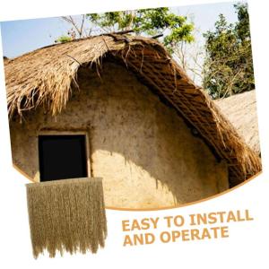 3st Simulierte Strohdachziegel Simuliertes Stroh Simulierte Strohmatte Simulation Grasdach Gartenhütte Grasdach Simulation Strohdach Für Den Garten Lebensechtes Stroh Sport