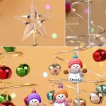 Gepersonaliseerde sneeuwpop familie kerstboom familienaam kerstboom familienaam kerstboom familie kerstdecoratie cadeau, stijl 7-2