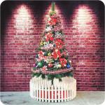 vorbeleuchtete Dekoration, weihnachtskiefer, PVC, 1,8 m, zweigspitzen mit verschlüsselung, künstlicher Weihnachtsbaum, Premium-fichte, aufklappbar, für den gedenktag im Innenber