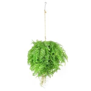 Künstliche Farnkugel zum Aufhängen, Größe XL, 110 cm