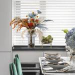 Kunstblumen Künstliches Bonsai-Baum-Kunstset – lebensechte Simulationsblume für Wohnzimmer, Teetisch, Bürodekoration, Elegantes Grün für jeden Anlass
