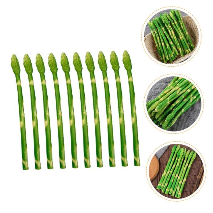 40 Stück Simulierte Spargel Ornamente Realistische Gemüse Ornamente Künstliches Gemüse Zur Präsentation Gefälschter Fuchsschwanz Gefälschtes Gemüse Pflanzendekoration