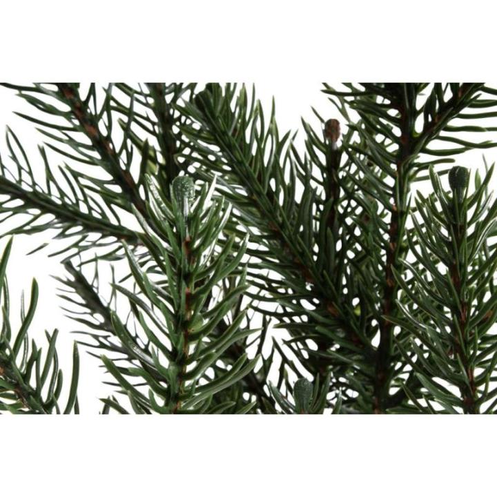 Kunstmatige dennentak/kersttak Karpaten spuitgegoten filigraan Kleur: donkergroen (2 stuks)