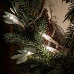 831184 Lichtsnoer voor , 10 lampjes, 1,35 m, mini-lichtketting met stekker, met reservelampjes, lichtketting, raamdecoratie met heldere warme reservelampen, voor de klassieke denne