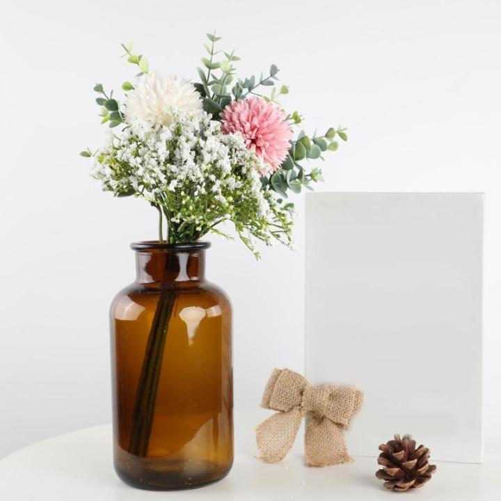 Artificial Flowers 1811 Kunstbloemen, realistische paardenbloemtakken, voor thuis, tuin, bruiloft, feest, decoratie