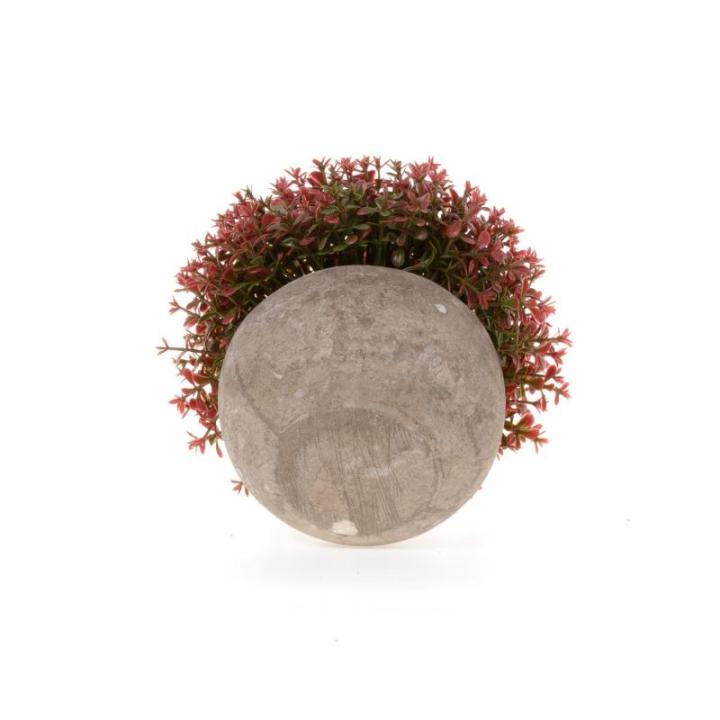 Plastic Nep Planten met Potten Decoratieve Kleurrijke Levensechte Bloem voor Thuis/Kantoor Decor Pak van 6