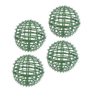 2 Sätze Blumenarrangement Topiary Sphäre Formen Ständer Für Blumenkugeln Kugelkäfig Aus Buchsbaum Topiary-käfig Blumen Für Käfig Rund Topiary Kugelrahmen Green Plastik 4 St