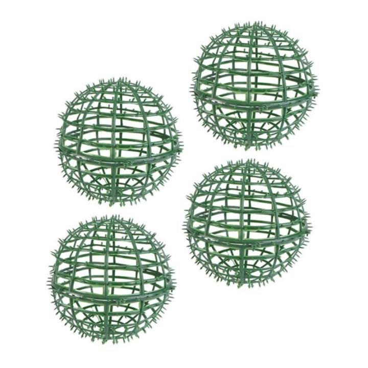 2 Sätze Blumenarrangement Topiary Sphäre Formen Ständer Für Blumenkugeln Kugelkäfig Aus Buchsbaum Topiary-käfig Blumen Für Käfig Rund Topiary Kugelrahmen Green Plastik 4 St