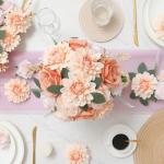 Champagne Kunstbloem Combo Nep Rose Veelzijdige Bloemen met Stengels voor DIY Bruiloft Bruids Boeket Party Home Decoraties (champagne-2)