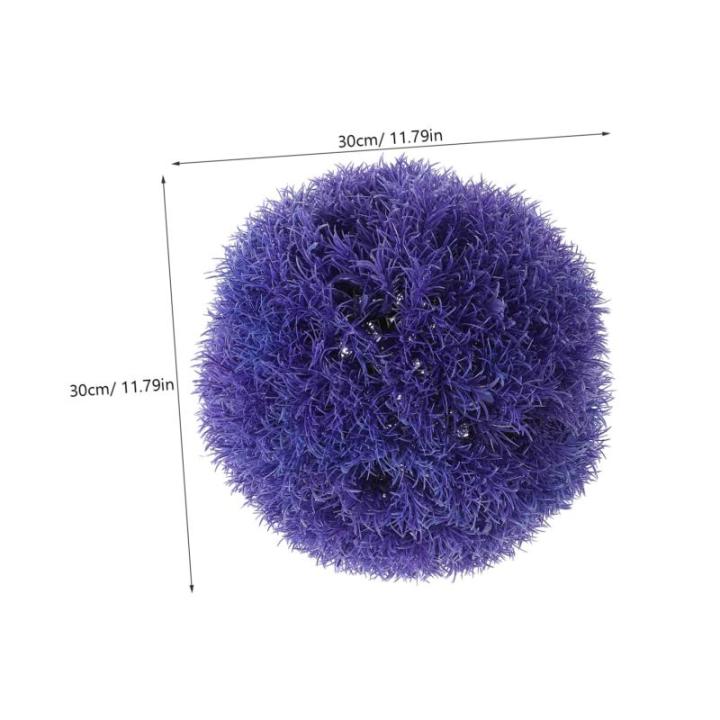 Ball Aus Kunstrasen Künstliche Pflanzenkugel Topiary-Ball Pflanzenkugeln Aus Grünem Gras Deckengras-kugeldekor Buchsbaum Kugel Dekorative Hängende Kugeln Mooskugeln Plastik Viol