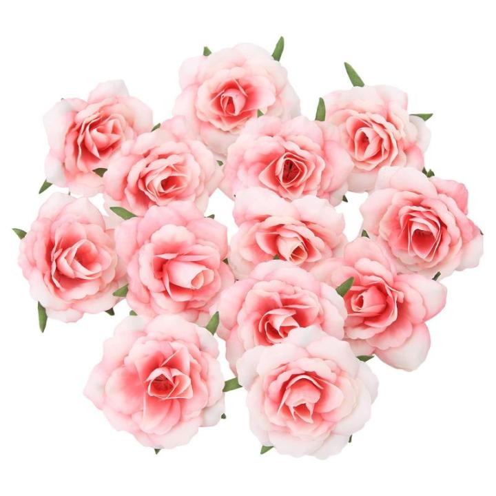 Künstliches Blumenarrangement,Künstlicher Blumens 30 stücke Echt Aussehende Schaum Gefälschte Rosen mit Stielen for DIY Hochzeit Bouquet Handwerk Party Valentinstag(Red)