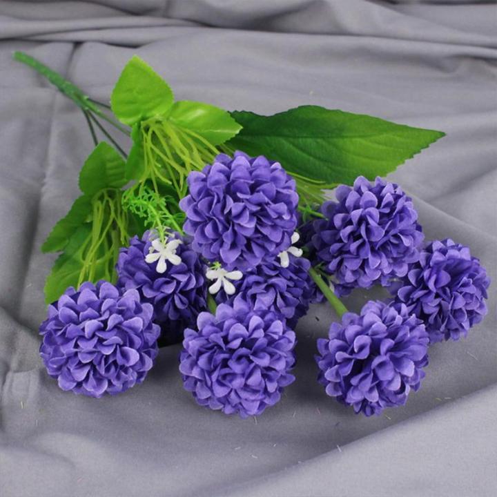 Fake Flowers 36 Stück Künstliche Hortensienblüten Real Touch Künstlich Blumen wie Echte Hortensien für Hochzeit Zuhause Hotel Party Blumenarrangement 0505