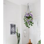 Kunstbloemen als echte ochtendglory hangende planten kunstbloemen met hanglamp, hoogte 70 cm, kamerplant, struik, decoratieve plant, groene plant
