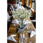 Kunstmatige sluierkruid, 12 witte boeketten kunstgypsophila boeketten bloemenarrangement decoratie