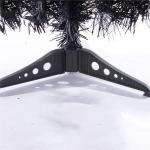 Leichter Tisch-Weihnachtsbaum mit Ständer for kleine Weihnachtsdekoration, PVC-Tannenbaum, Kleiner Weihnachtsbaum, mehrfarbiger künstlicher Weihnachtsbaum(Black,90cm/3ft)