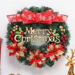 Kunstbloemen, Poinsettia, glitter, kerstbloemen met clips, kerstbloemen, ornamenten voor doe-het-zelf kransen, slinger, huis, feestdecoratie, 15 stuks, 14 cm, rood goud