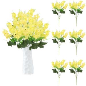 35 cm kunstmatige hyacinten bloemen 6 stuks kunstmatige decoratie voor huis keuken badkamer slaapkamer tafelopzetstuk bruiloftsdecoratie 1410