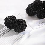 , 20 stuks, dahlia's met bladeren en stelen, doe-het-zelf dahlia-schuim bloem voor bruiloft, boeketten, bloemen, centerpieces, arrangementen feesttafels, woondecoratie, zwart