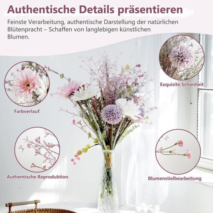 - als echt voor tuin, verjaardagsfeest, thuis, bruiloftsdecoratie, boeket, groot boeket voor jezelf, familie, vrienden, moeder