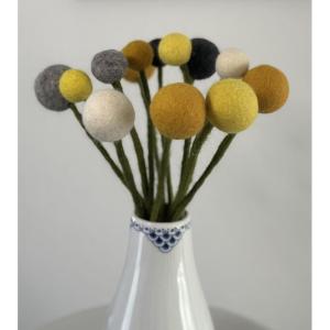 - Vilten bloemen boeket bloemen van vilt - boeket bloemen - Fair Trade - handgemaakt (korenveld)