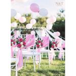 Kunstbloemen, hete roze kunstrozen, 50 stuks kunstbloemen met steel, voor doe-het-zelf bruiloft, boeketten, middenstukken, bruid, babyshower, feest, thuis, douche, arrangement, dec