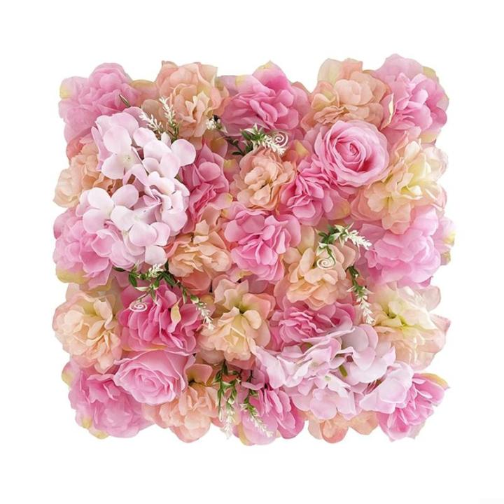 Stilvolle künstliche Blumen-Wandpaneel für Hochzeiten, Partys und Heimdekor-Design (Nr. 4)