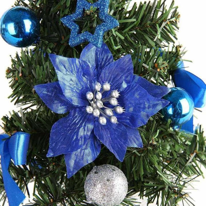 Weihnachtsbaum Geschmückt Weihnachtsbaum Klein Geschmückt Weihnachtsdeko Mini Geschmückter Weihnachtsbaum Künstlich Kleiner Weihnachtsbaum Tisch Tannenbaum für Weihnachten Dek