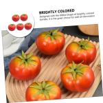 3 Sätze Nachahmung Tomate Tomaten-Requisite Tomaten-vitrine-Requisite Simulation Tomate Realistisches Tomatenmodell Realistische Gefälschte Tomate Künstlich Schaum Rot 5 Stück 