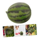 2 Stück Modell Wassermelone Fotografie Requisiten Obst Modell Requisite Künstliche Wassermelone Modell Dekor Obst Shop Simulierte Frucht Verzierung Wassermelone Ornament