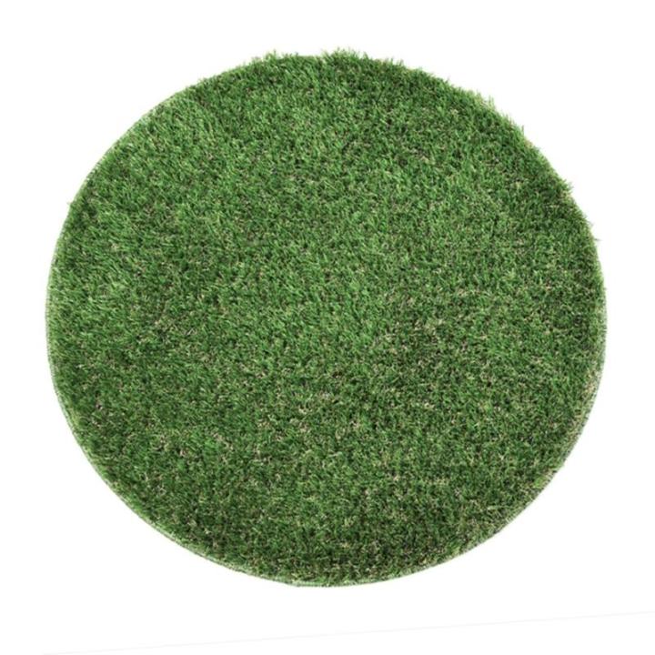 Schachtdeckel Dekoration Rasen Grüne Schreibtischunterlage Grüne Tischmatte Outdoor Dekoration Outdoor Teppiche Runder Teppich Esszimmertisch Dekoration Kaffeezubehör Für