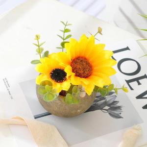 Kunstbloem (2, zonnebloem)