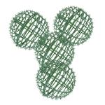 4 Stück Grasballständer Topiary-kugelstützkäfig Kugelkäfig Aus Buchsbaum Halter Für Blumengraskugeln Dekorative Pflanzenkugel Graskugel-Ornament-Rack Grüner Grasball Plastik