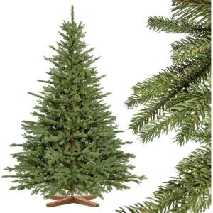 Kunstkerstboom, 180 cm, Beierse dennenboom, premium kwaliteit, made in EU, kunstkerstboom met natuurgetrouwe spuitgietelementen