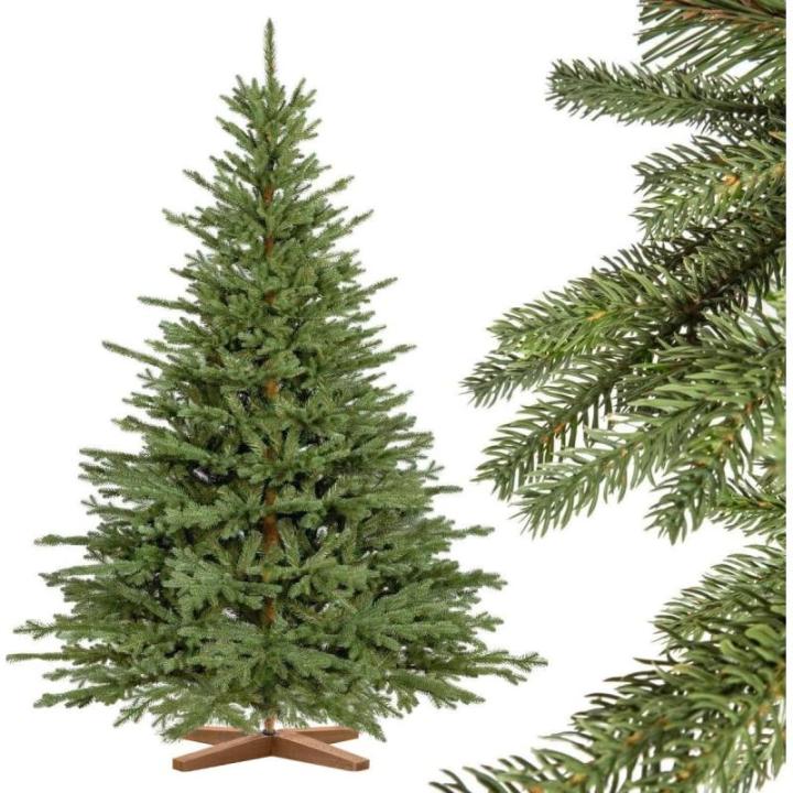 Kunstkerstboom, 180 cm, Beierse dennenboom, premium kwaliteit, made in EU, kunstkerstboom met natuurgetrouwe spuitgietelementen