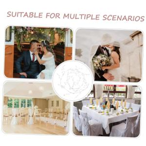 3 Stück Acryl Zweig Blumen Bastel Perle Künstliche Zuhause Hochzeit Party Heimdekoration Zubehör Hochzeit Heimdekoration Blütenknospe