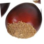 4 Sätze Schaumkastanie Lebensechte Kastanien Kastanien-tischstreuung Künstliches Kastanienmodell Lebensechte Nussdekoration Künstliche Nüsse Für Zu Hause Coffee 30 Stück * 4