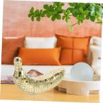 4 Stück Disco-Banane Spiegel-Disco-Ornament nautisch Dekorationen bürodeko büro Dekoration glitzernde Netzstrümpfe Hochzeitsdekoration Bananenfigur für den Tisch Obstdekor Sc