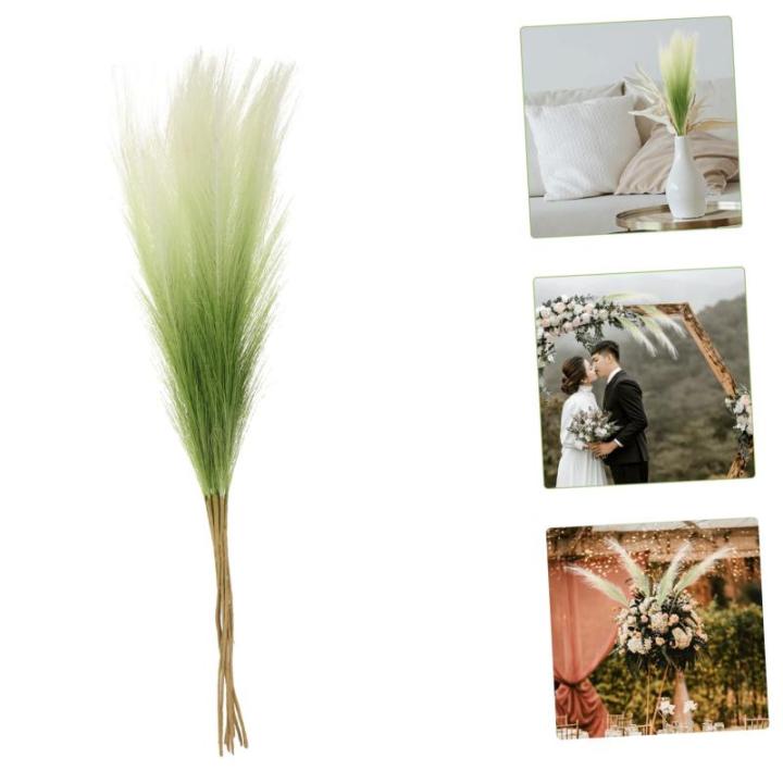 10 Stück Dekorationspflanze DIY Landschaftsdekor Künstliches Pampas Schilfrohr DIY Requisiten Schilfrohr Arrangements Für DIY Schilfrohr Arrangement Dekorrohr Für Vase